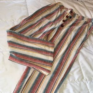 Spring wide leg pants